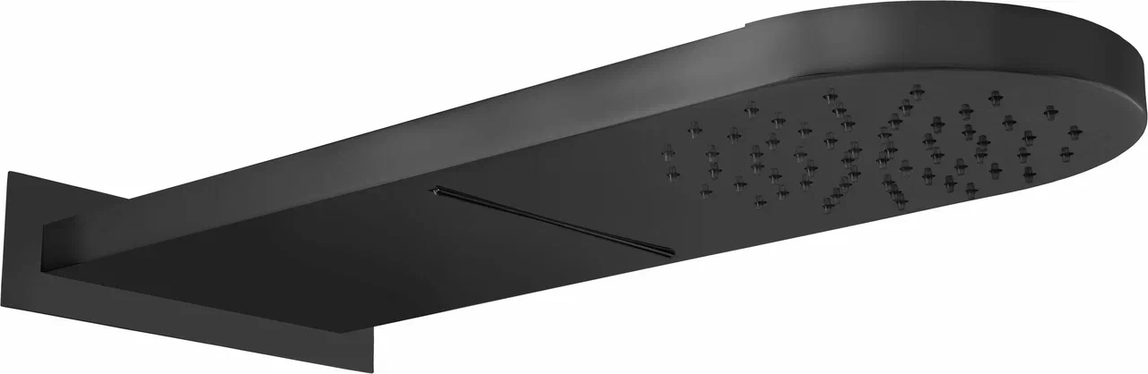 Верхний душ настенный с каскадом и ливнем 500*240 мм Vetta Rubinetterie DS DS245006-M001