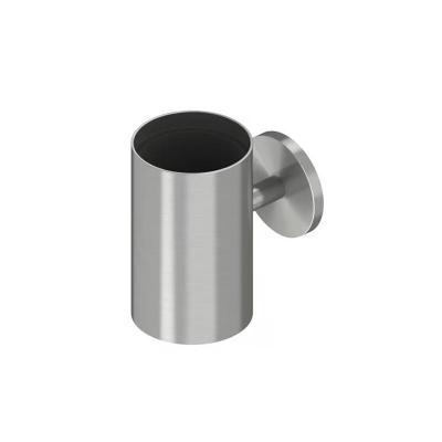 QuadroDesign A14 QA2302AS Стакан настенный, цвет Brushed Stainless Steel