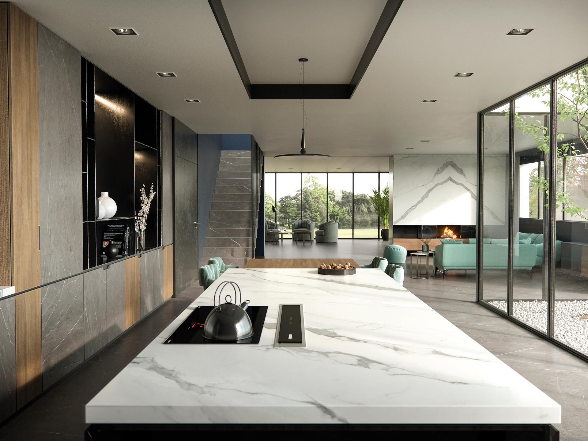 Керамогранит PORCELANOSA XLIGHT LIEM GREY POLISHED 120х120x6 G-2530