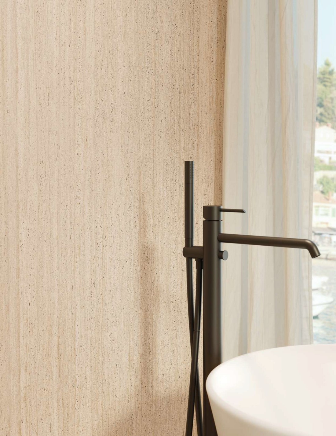 Керамогранит PORCELANOSA XLIGHT TARANTO MARFIL TEXTURE 03 120х270 G-2702