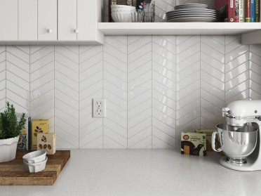 Керамическая плитка Chevron Black Right Matt 5.2x18.6 от Equipe Ceramicas (Испания)