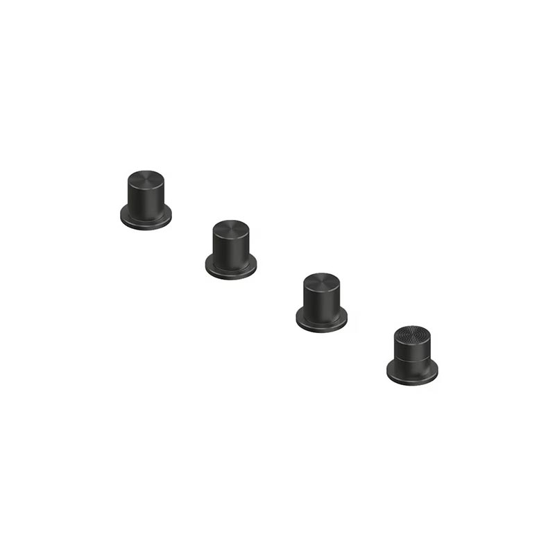 QuadroDesign HUM 2497ON Смеситель на борт ванны без излива, цвет Black Gold