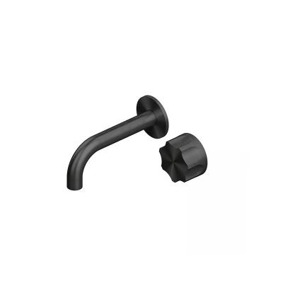 QuadroDesign MODO 1710.00ON Смеситель для раковины на 2 отверстия из стены с прогрессивным картриджем, цвет Black Gold