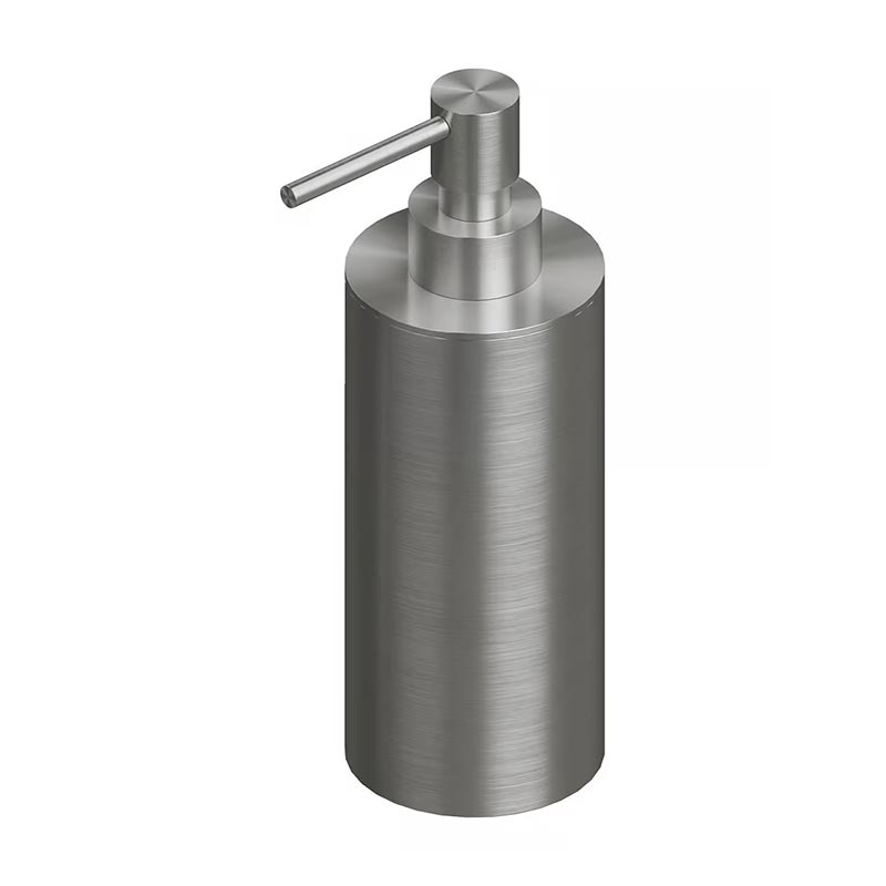 QuadroDesign Аксессуары QA305AS Дозатор для мыла настольный, цвет Brushed Stainless Steel