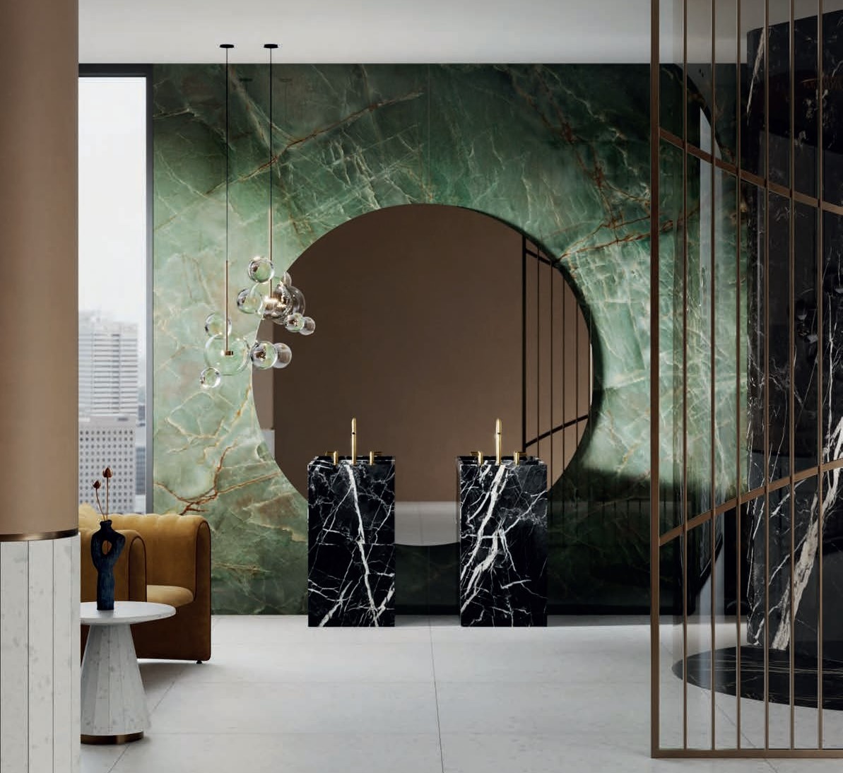 Керамогранит PORCELANOSA XLIGHT EMERALD GREEN POLISHED 120х120x6 G-2531