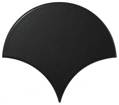 Керамическая плитка  EQUIPE FAN BLACK MATT 10.6х12 EQ-20S