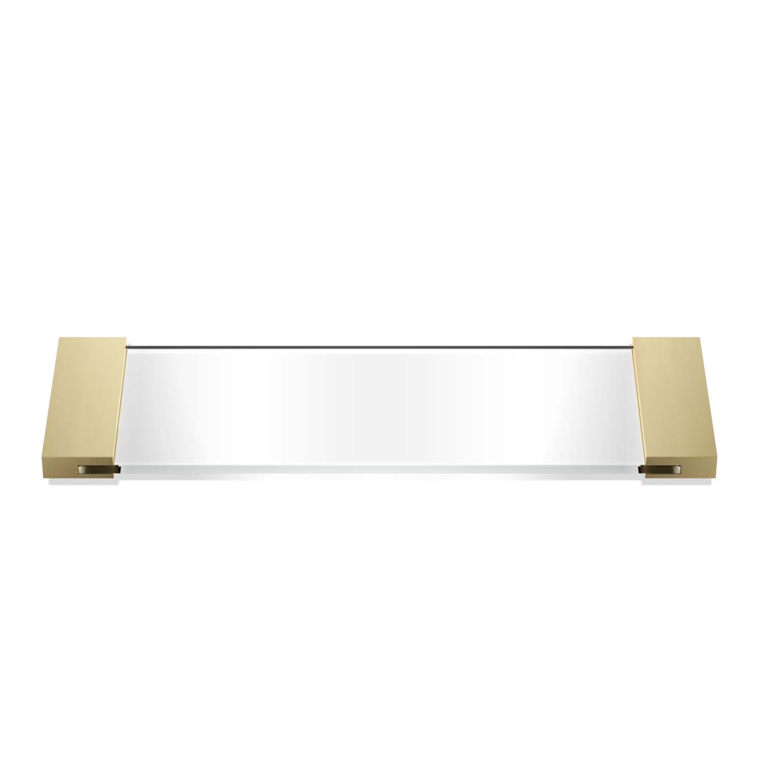 Decor Walther 0848744 TAB 34 Поднос Золото матовое / Прозрачное стекло