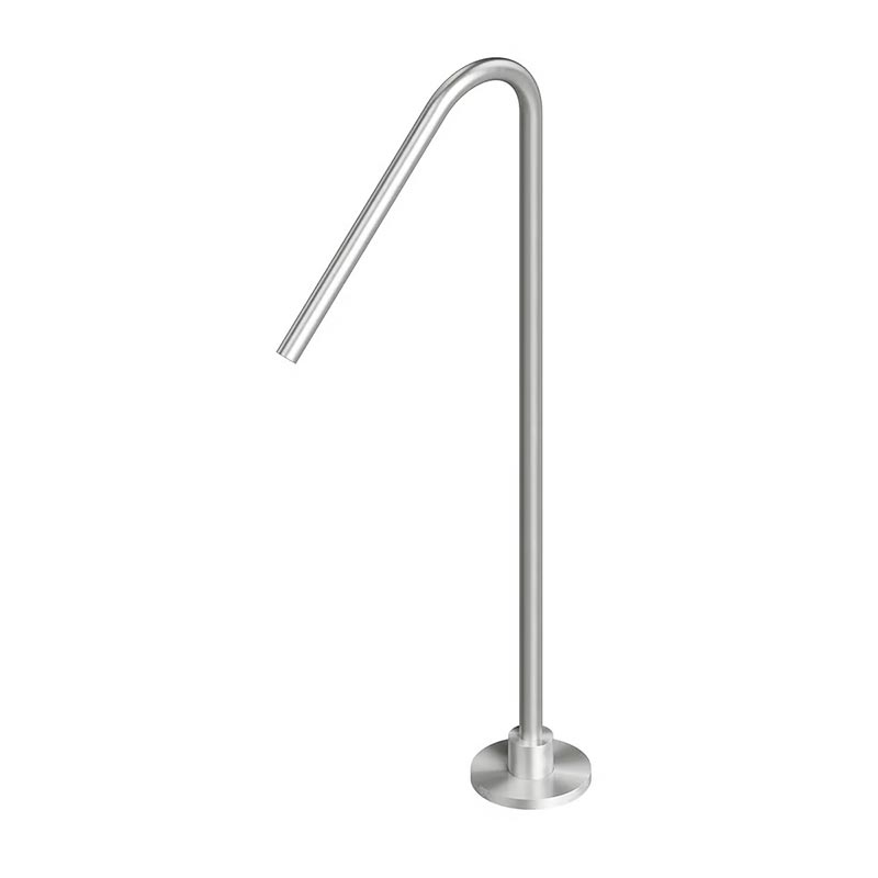 QuadroDesign Комплектующие BV020AS Свободностоящий излив для ванны, цвет Brushed Stainless Steel