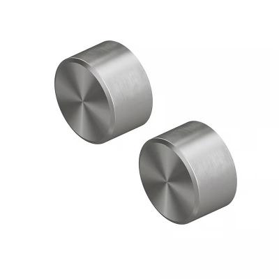 QuadroDesign STEREO 1663VAS Группа запорных вентилей из стены (горячая и холодная), цвет Brushed Stainless Steel