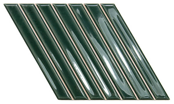 Керамическая плитка SPIKE BARS A ROYAL GREEN (135016) 15x25.9 от WOW (Испания)