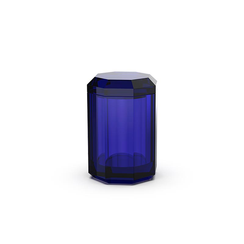 Decor Walther 0931495 KR BMD KRISTALL Универсальная коробка с крышкой Capri Blue