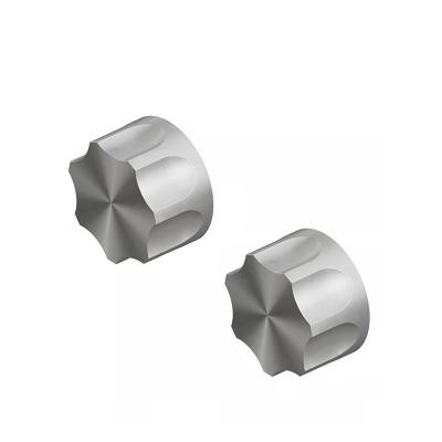 QuadroDesign MODO 1763VAS Группа запорных вентилей из стены (горячая и холодная), цвет Brushed Stainless Steel