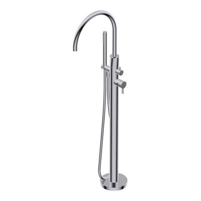 Ritmonio PR52DB202IX Diametro35 S Смеситель напольный для ванны, внешняя часть IX BRUSHED