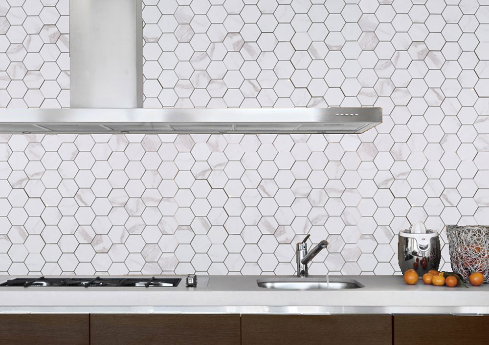 Керамическая плитка  GRESPANIA HEXAGONAL CALACATA 34.6х30х8.7