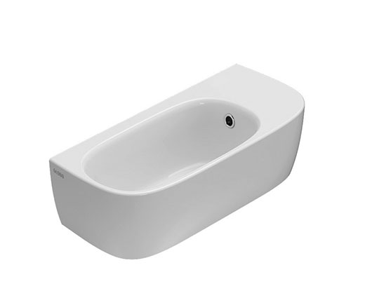 ™ GLOBO GE046BI Раковина GENESIS подвесная, размер 50x22 см, крепление в комплекте, цвет bi (Bianco)