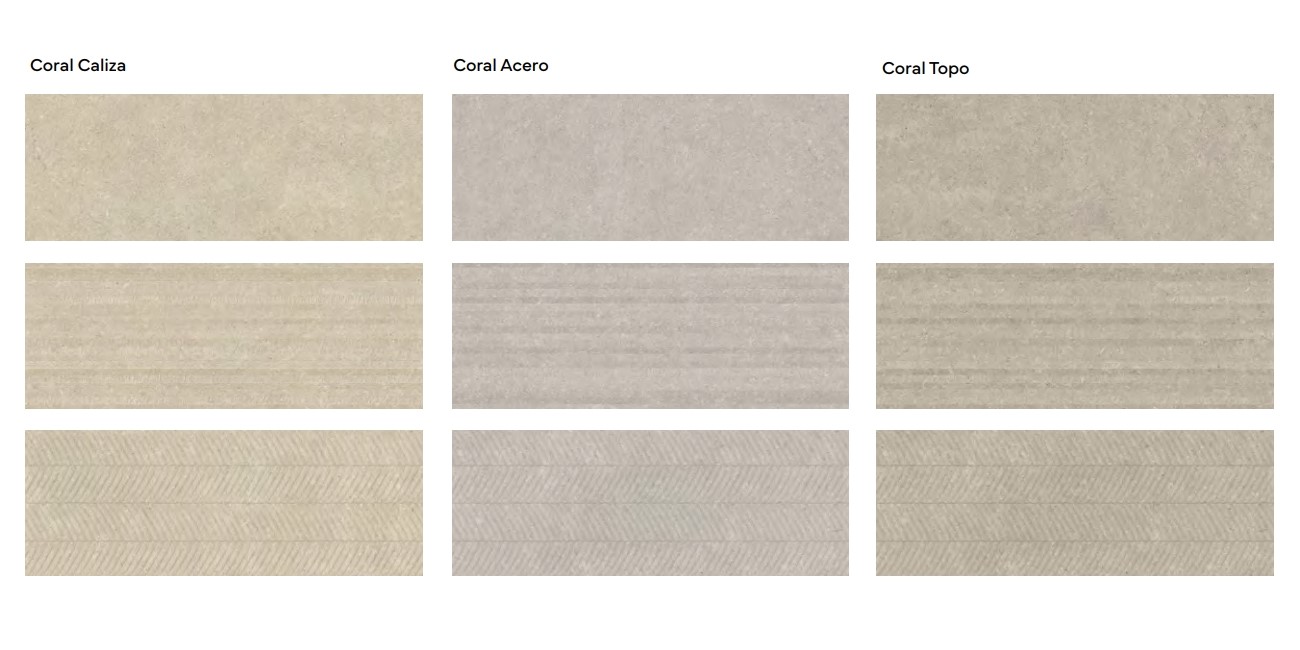 Керамическая плитка  PORCELANOSA CORAL CALIZA SPIGA 45х120 G-274