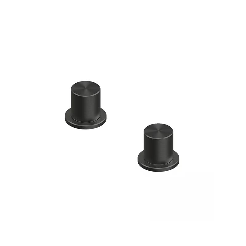 QuadroDesign HUM 2452VON Группа запорных вентилей из столешницы (горячая и холодная), цвет Black Gold