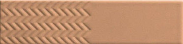 Керамическая плитка BISCUIT Waves Terra 4100605 5x20 от 41ZERO42 (Италия)