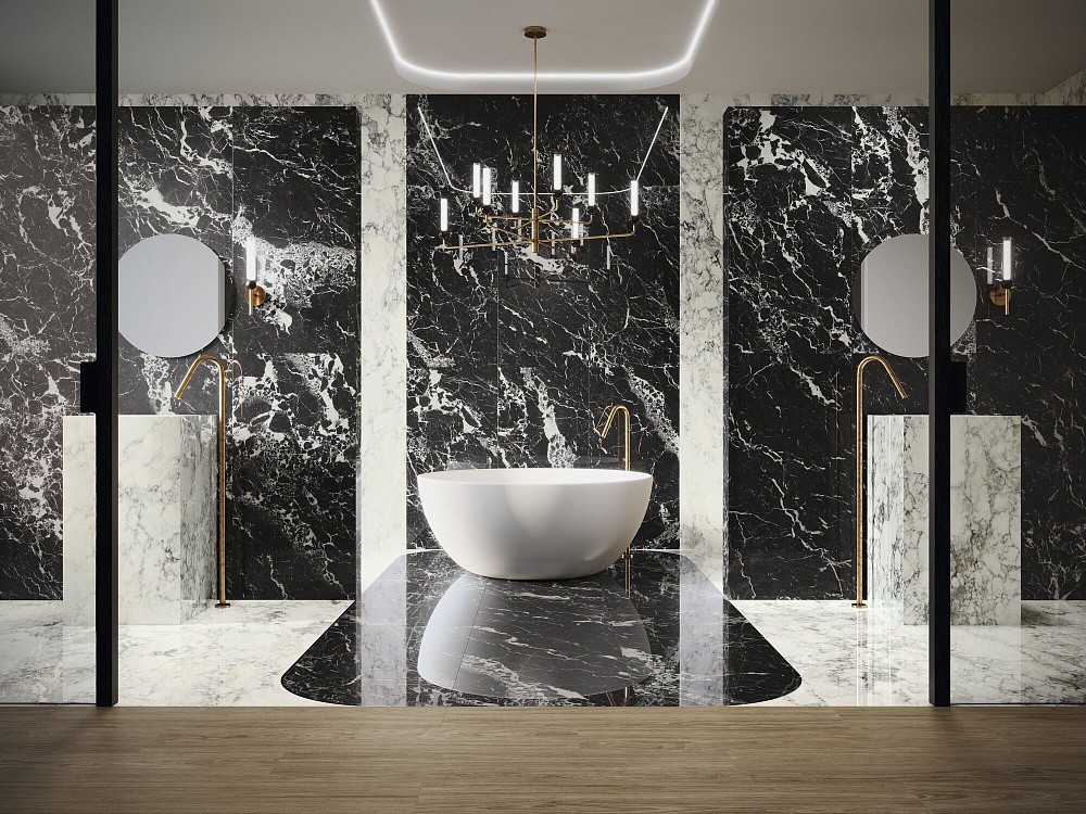 Керамогранит Ape Xlining BLACK HISPANIA NATURAL RECT 120X278