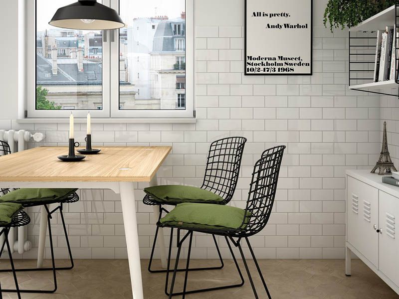 Керамическая плитка EVOLUTION Negro Brillo 7.5x15 от Equipe Ceramicas (Испания)