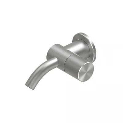 QuadroDesign HUM 2420TAS Смеситель для раковины на 1 отверстие из столешницы, цвет Brushed Stainless Steel