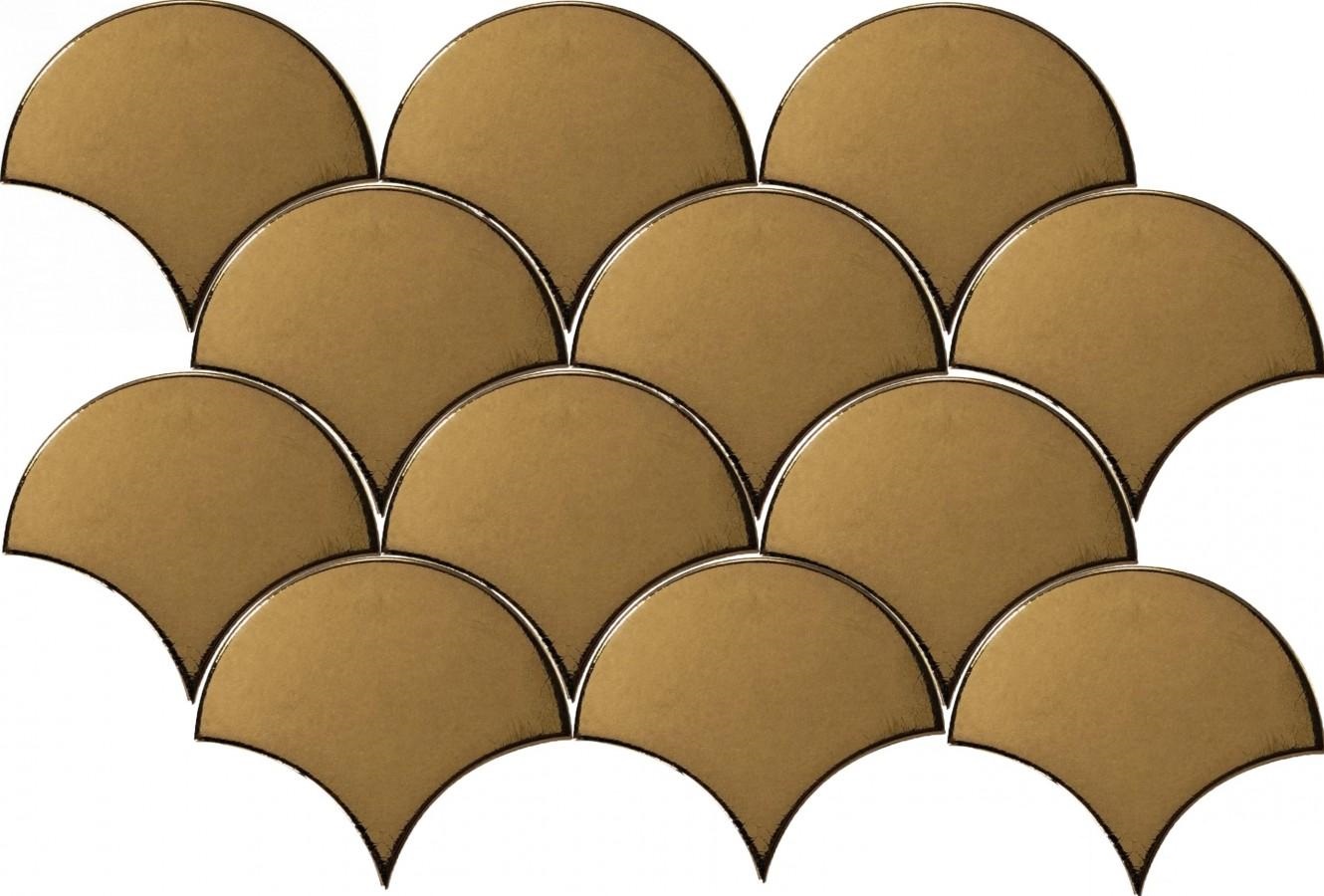 Керамическая плитка  EQUIPE FAN METALLIC 10.6х12 EQ-20M