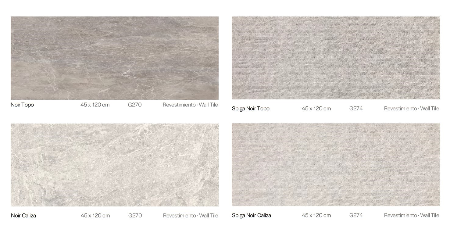 Керамическая плитка  PORCELANOSA NOIR TOPO 45х120 G-270