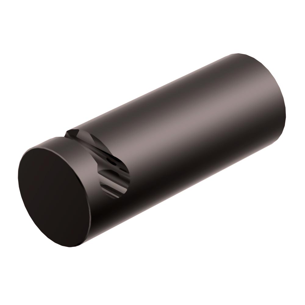 Ritmonio 7BW002BLX ELEMENTA Fittings Крючок/Кронштейн для прутка BLX BRUSHED BLACK CHROME