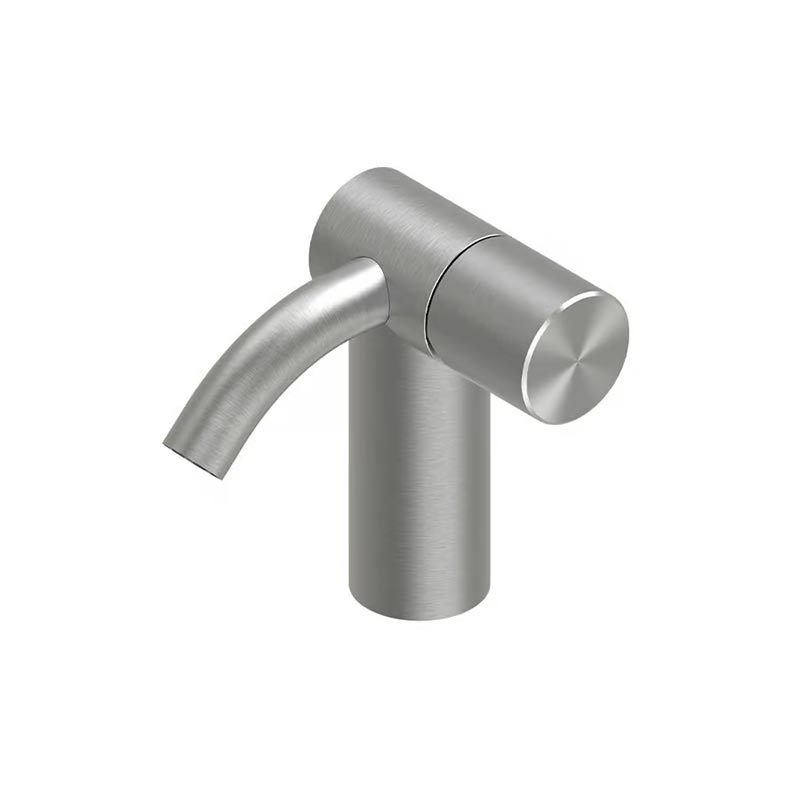 QuadroDesign HUM 2401TAS Смеситель для раковины на 1 отверстие из столешницы, цвет Brushed Stainless Steel