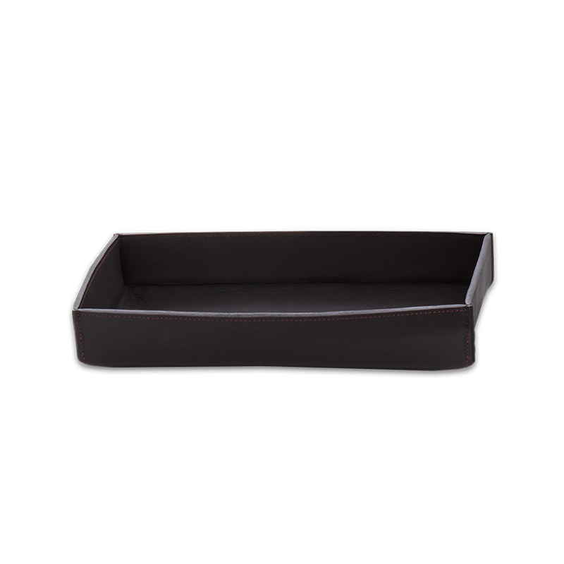 Decor Walther 0938490 NAPPA TAB L Лоток Натуральная кожа черно-коричневая