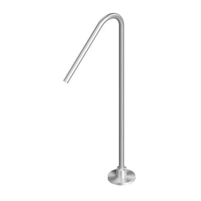 QuadroDesign Комплектующие BV020AS Свободностоящий излив для ванны, цвет Brushed Stainless Steel