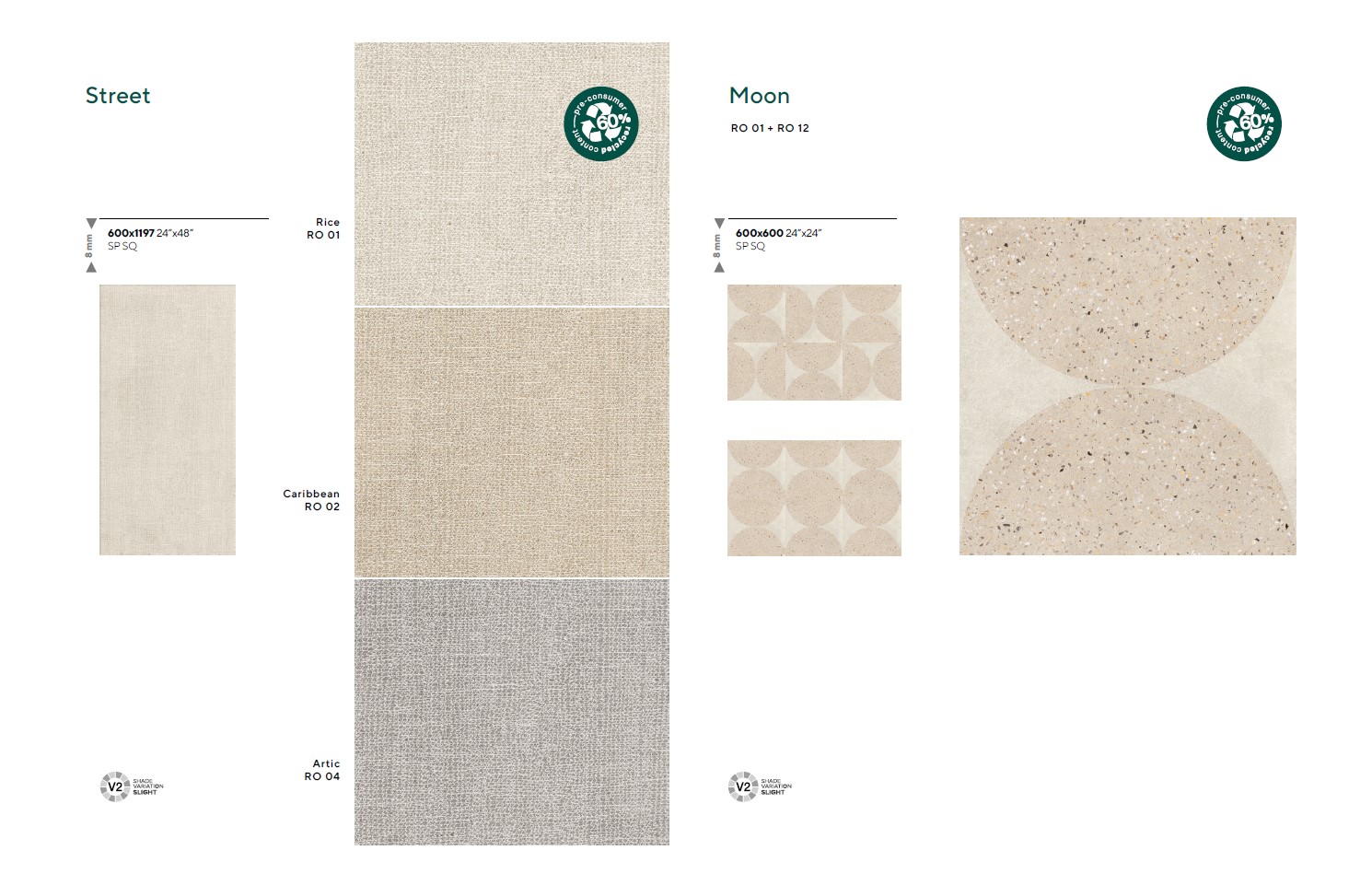 Керамогранит MIRAGE LIQUORICE RO 03 ST SQ 60х60x2 (Италия)