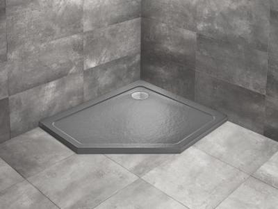 Душевой поддон Doros PT E 90x80 stone anthracite