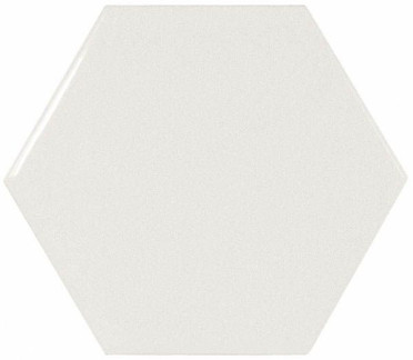 Керамическая плитка SCALE HEXAGON WHITE (21911) 10.7x12.4 от Equipe Ceramicas (Испания)