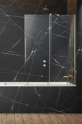Шторка на ванну Furo Brushed Gold PND II Door 938 Right