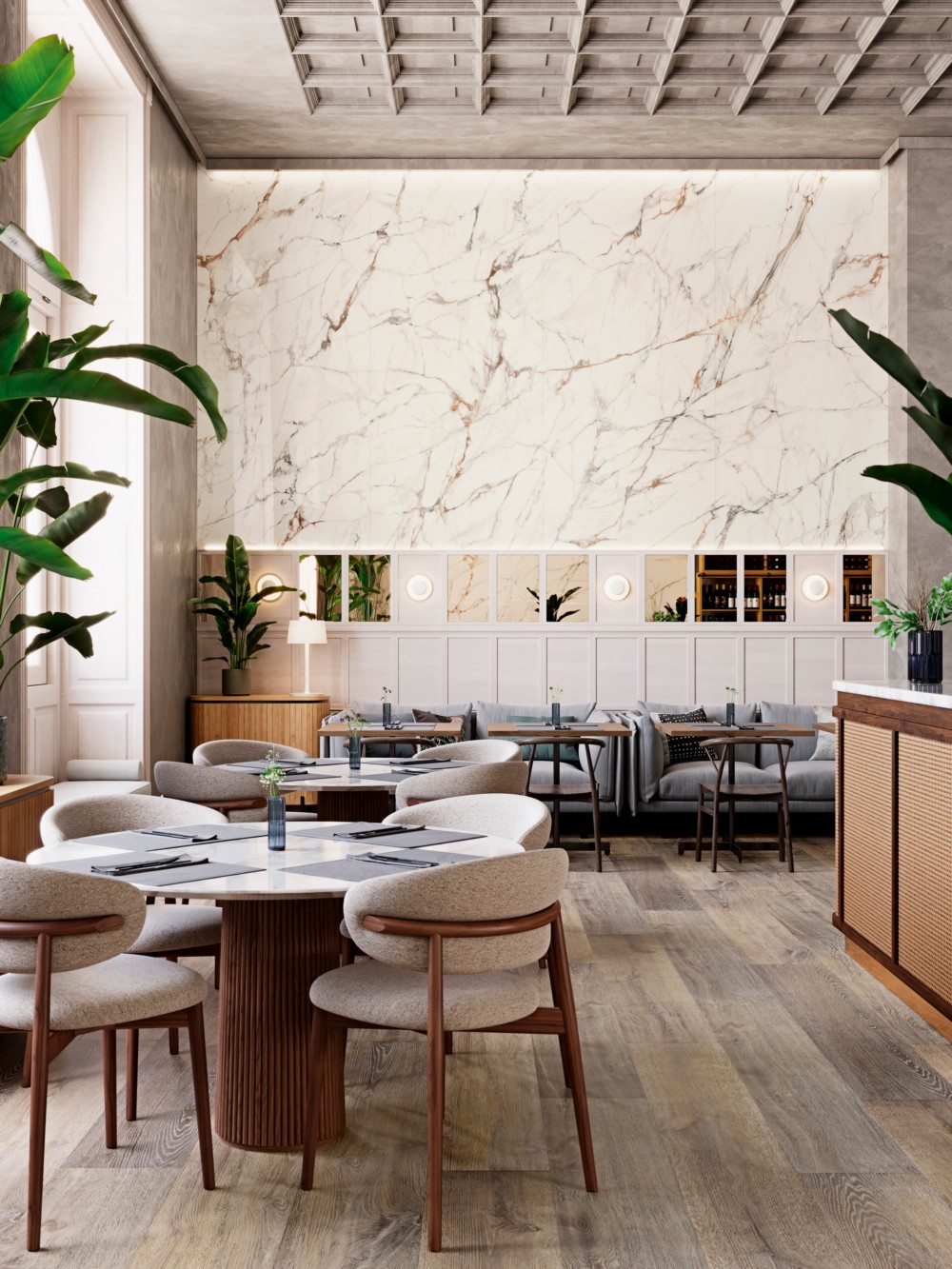 Керамогранит PORCELANOSA BRUSELAS WALNUT 19.3х180 G-386
