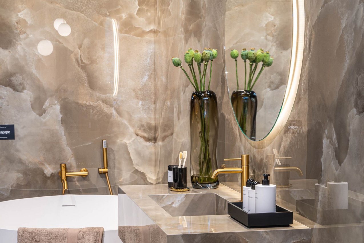 Керамогранит слэб MIRAGE ARGAN ON 05 LUX SQ 120х278x0.6 (Италия)