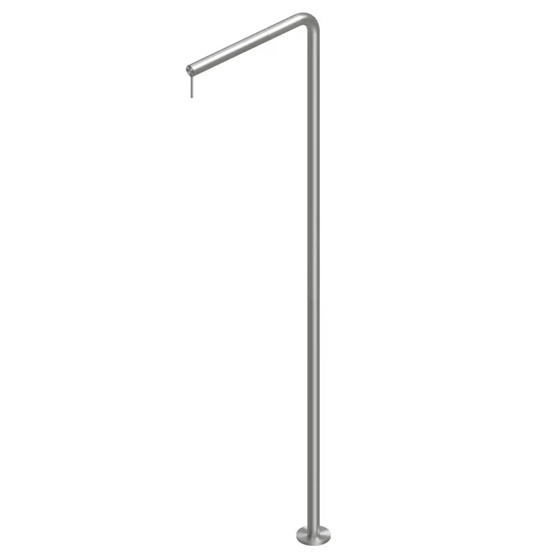 QuadroDesign Душевая программа CD015/1AS Душевая колонна, цвет Brushed Stainless Steel