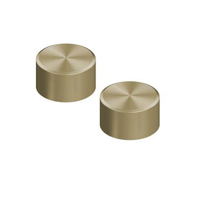 QuadroDesign STEREO 1651VOC Группа запорных вентилей из столешницы (горячая и холодная), цвет Light Gold