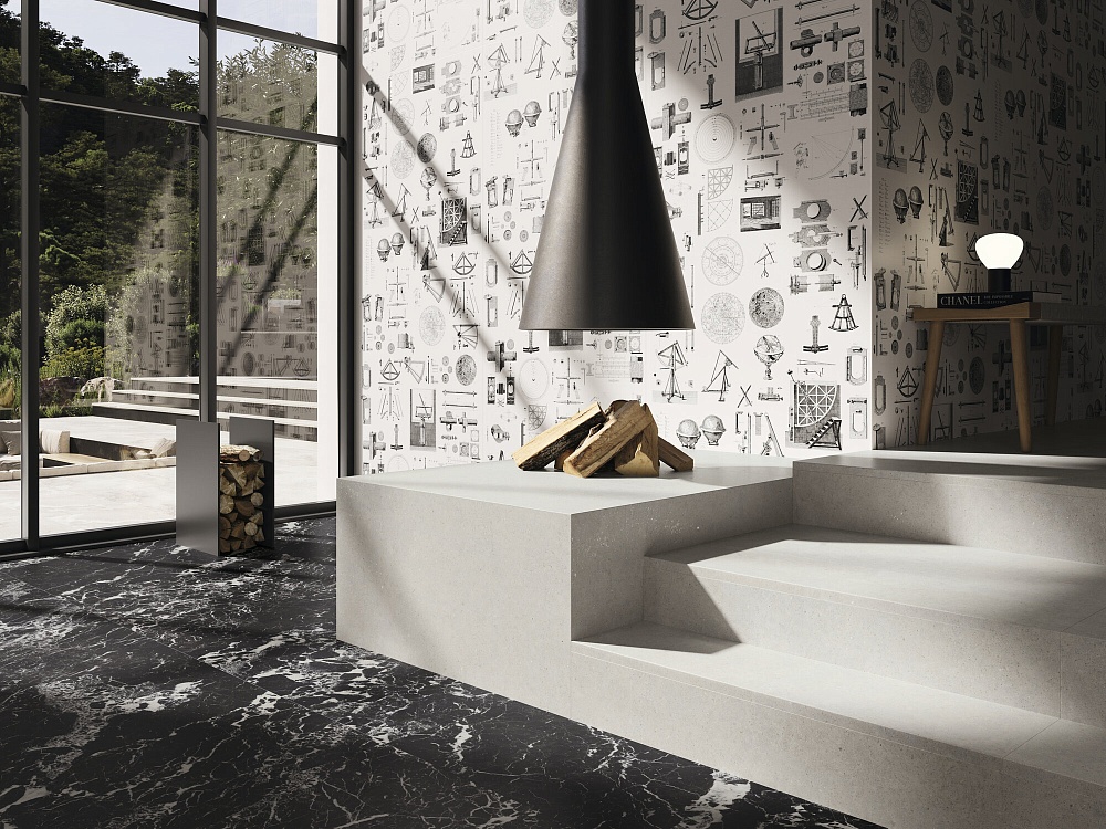 Керамогранит Ape Xlining BLACK HISPANIA NATURAL RECT 120X278