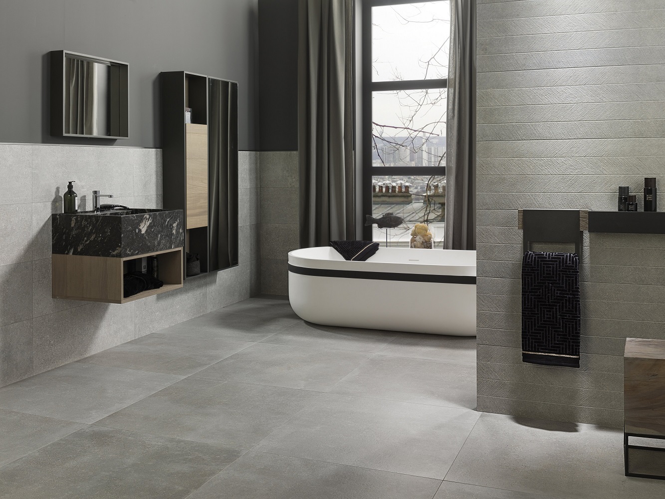 Керамическая плитка  PORCELANOSA BOTTEGA ACERO SPIGA 45x120 G-274
