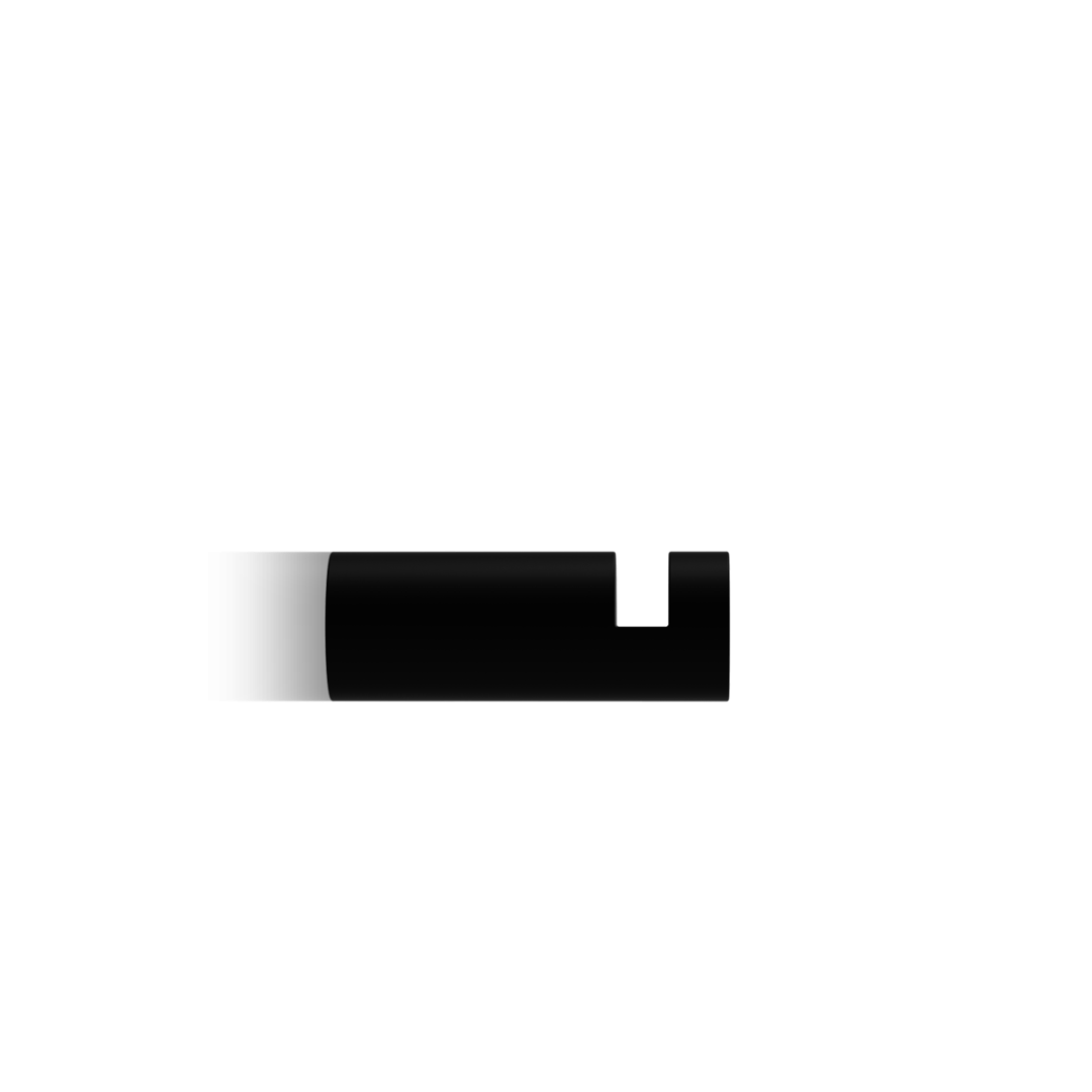 Decor Walther © 0520160 MK HAK1 Крючок Черный матовый