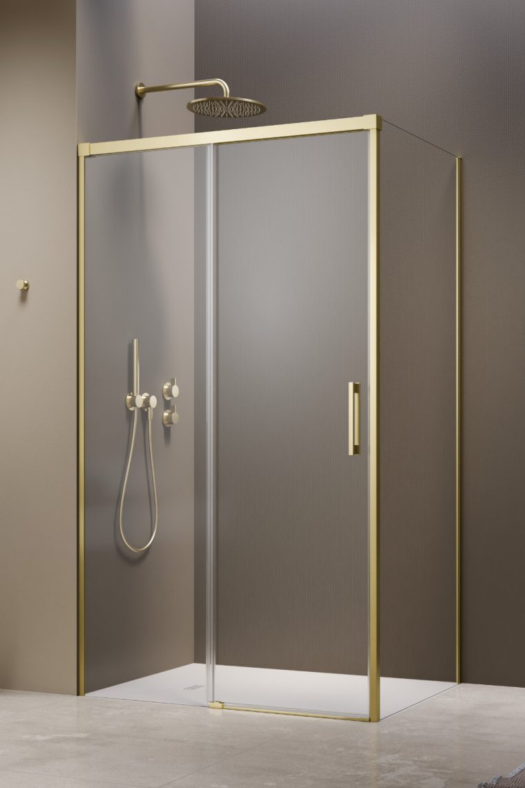 Idea KDJ 100 Front Right Brushed Light Gold/прозрачное