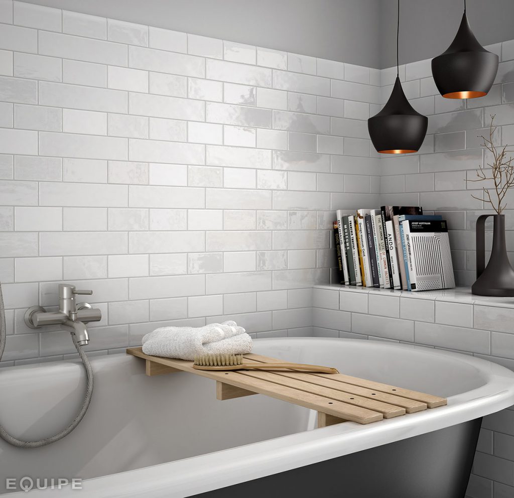 Керамическая плитка  EQUIPE COTTAGE WHITE 7.5x30 EQ-3