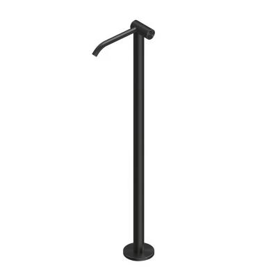 QuadroDesign HUM 2405TON Смеситель для раковины напольный, цвет Black Gold