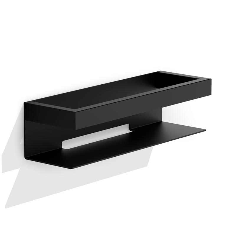 Decor Walther © 0651560 CONTRACT DA30 Душевая полка Черный матовый