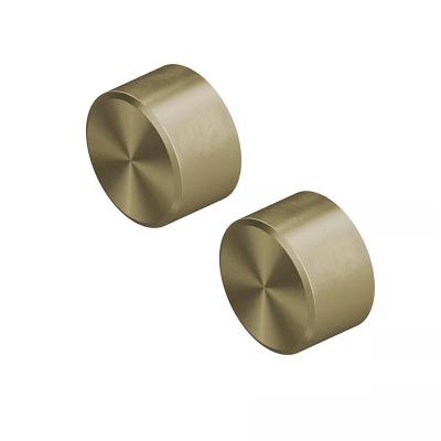 QuadroDesign STEREO 1663VOC Группа запорных вентилей из стены (горячая и холодная), цвет Light Gold