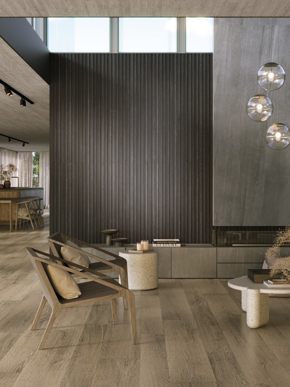 Керамическая плитка  PORCELANOSA 3D ANTRACITA LINE 59.6х150 G-279