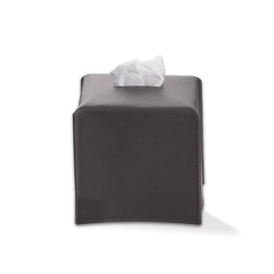 Decor Walther 0938193 NAPPA KBQ Коробка для салфеток Натуральная кожа дымчато-серая