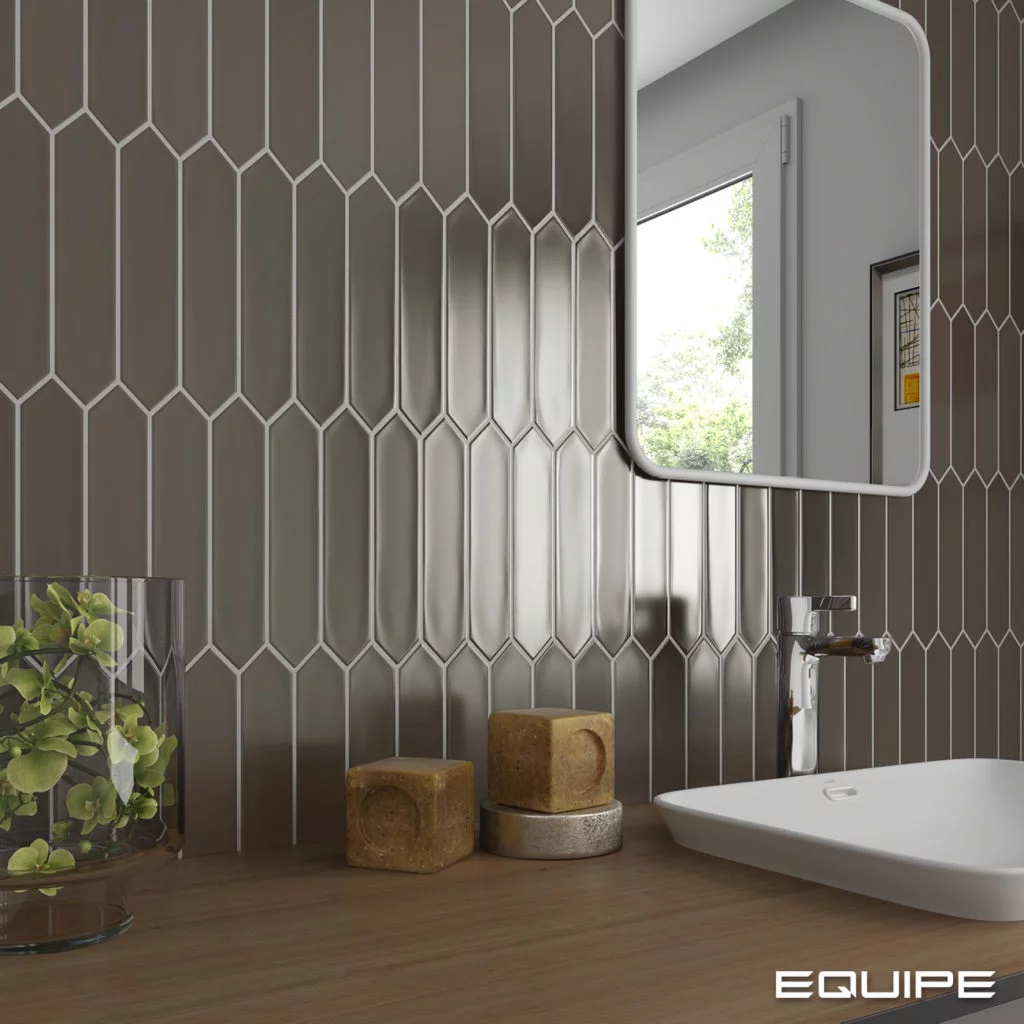 Керамическая плитка  EQUIPE LANSE SILVER 5х25 EQ-10D